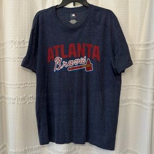 Atlanta Braves, dark blue cotton T-shirt